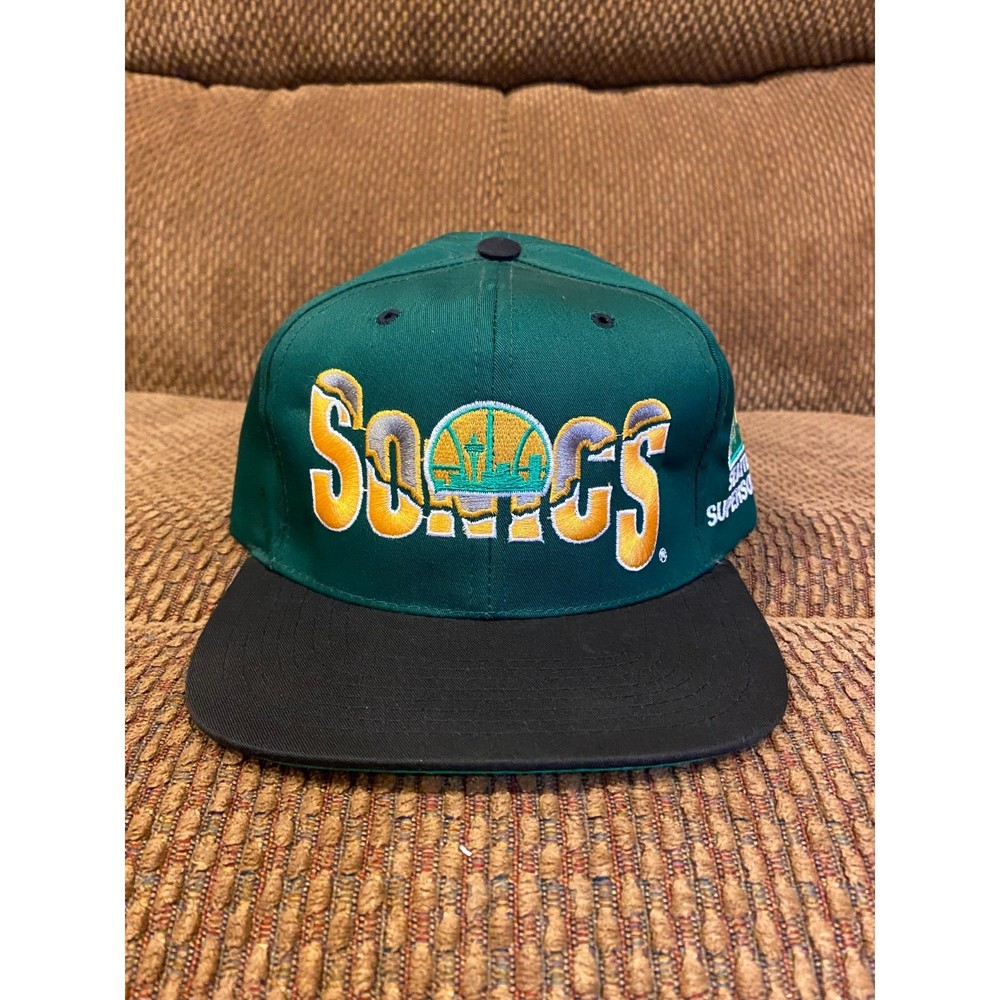 Vintage 90's Seattle Supersonics Snapback Hat